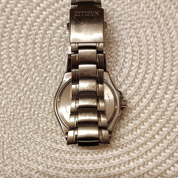 Citizen Eco-Drive Titanium Watch - Black and Silver